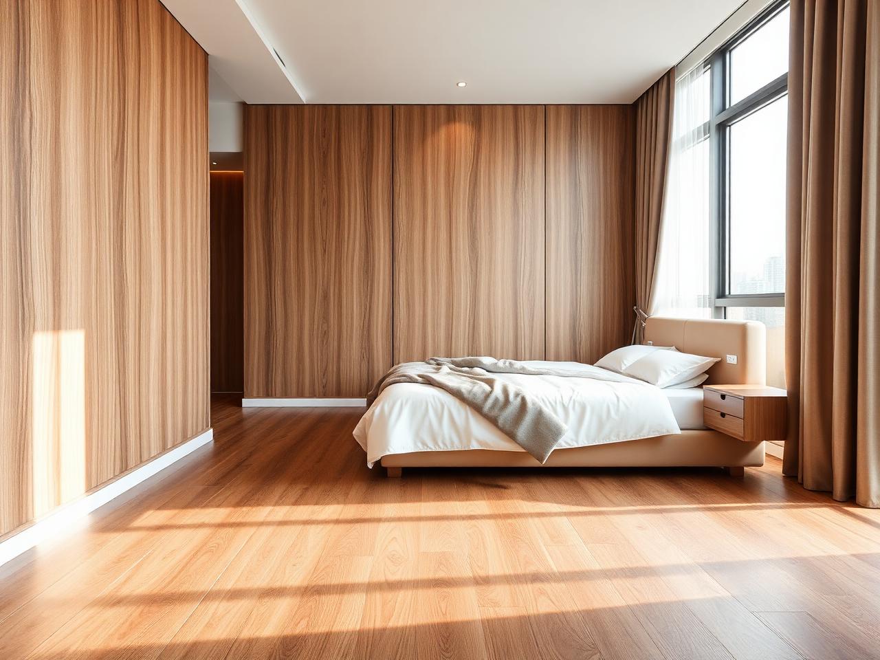 Condo Bedroom Vinyl Flooring Installation – After
