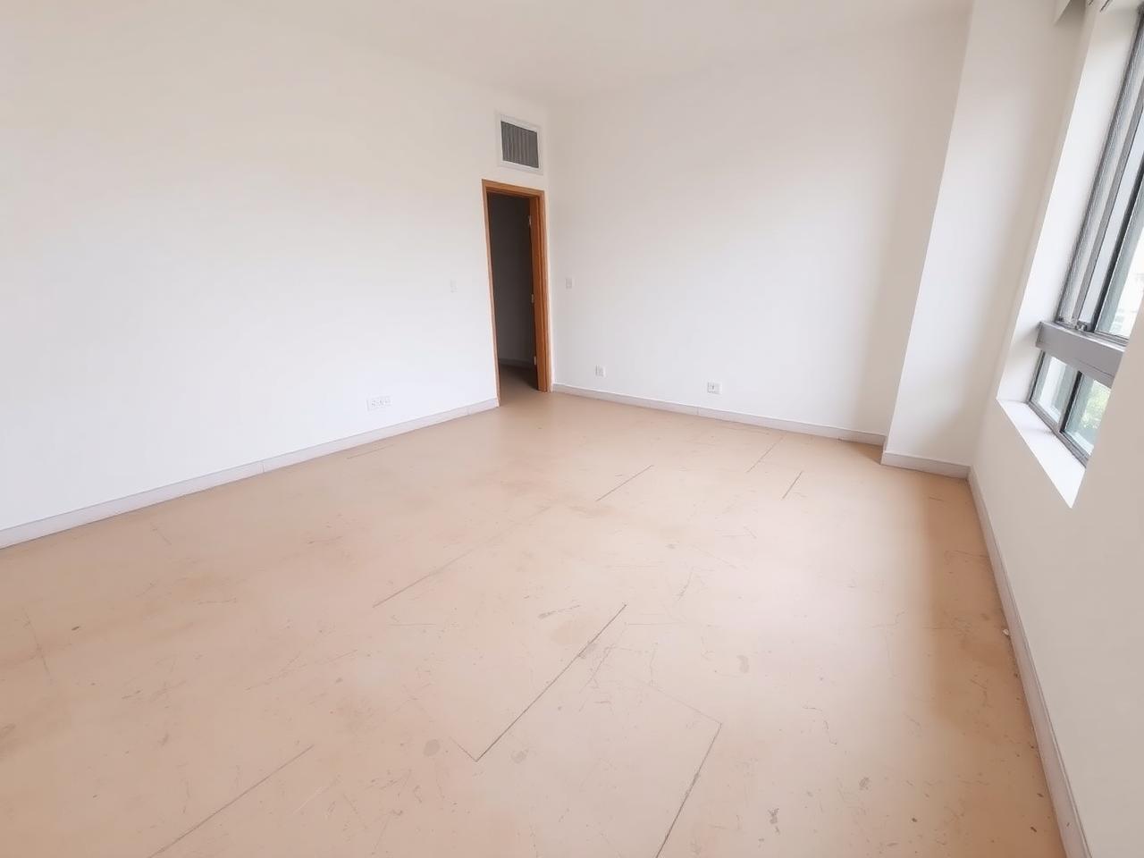 Condo Bedroom Vinyl Flooring Installation – Before