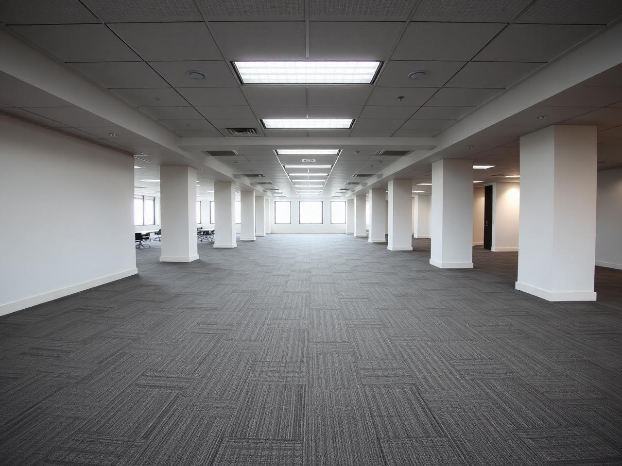 Office Vinyl Flooring Replacement – Before